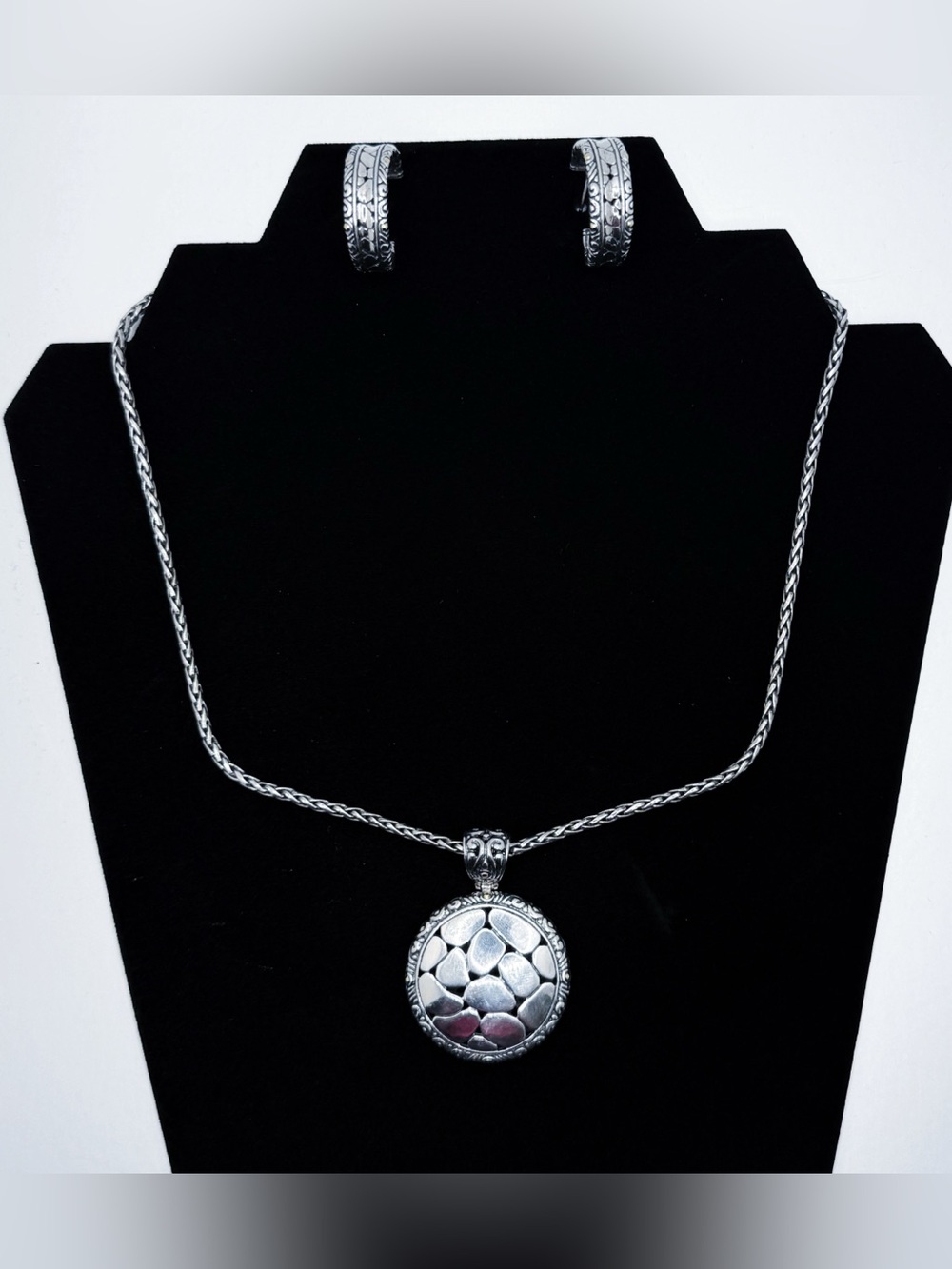 EFFY COLLECTORS SET Sterling Silver Necklace & Earrings Set